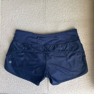Dark Blue Lululemon Speed Up 2.5” Low Rise